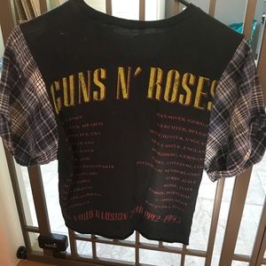 Vintage Guns N’ Roses cropped T-shirt